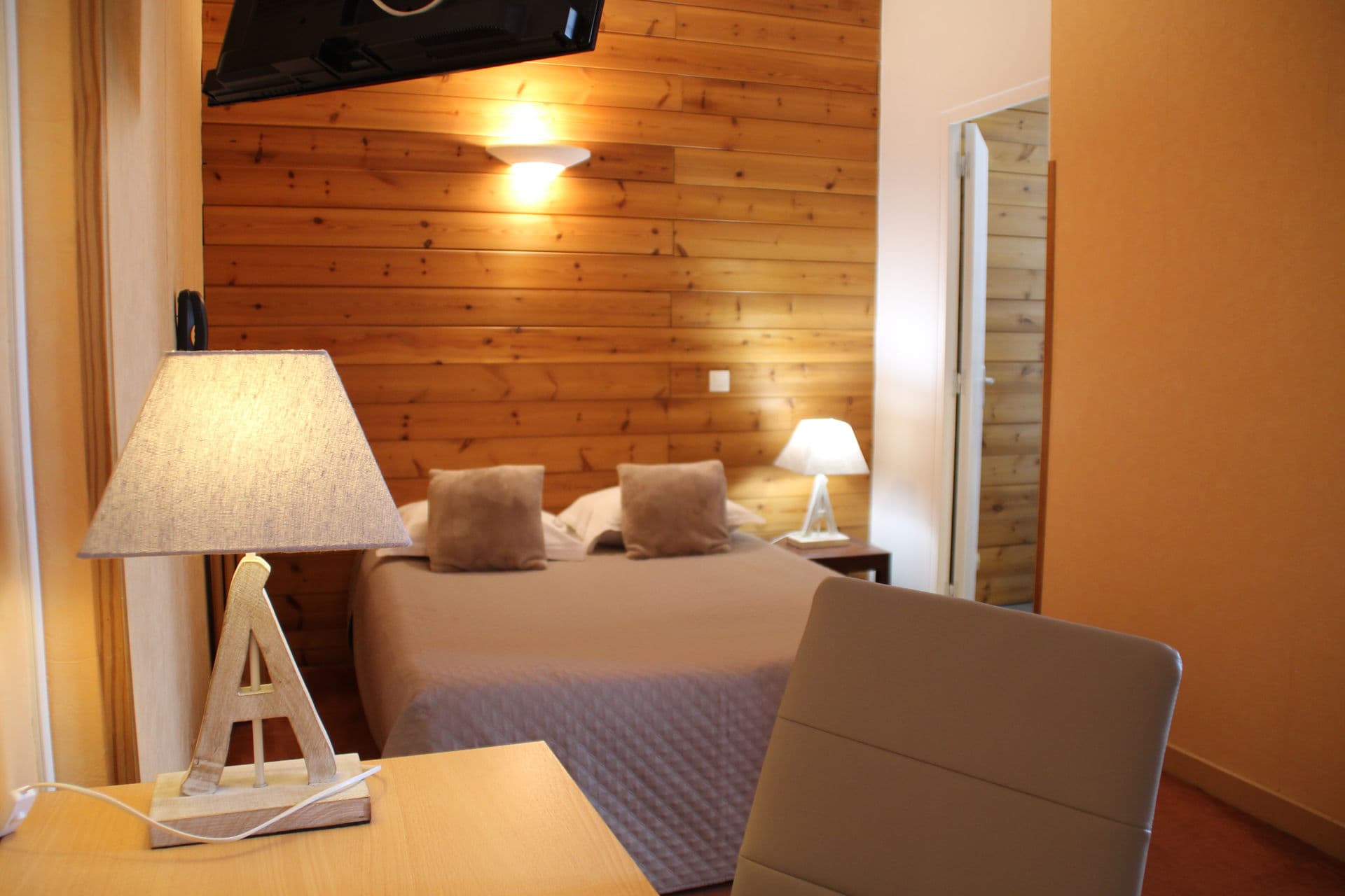 Zimmer des Hôtel Rivière